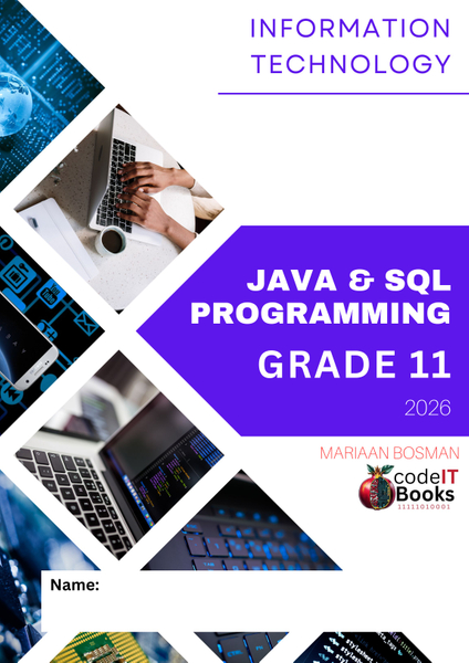 Information Technology Java SQL Grade 11 (IEB) (3-year licence)