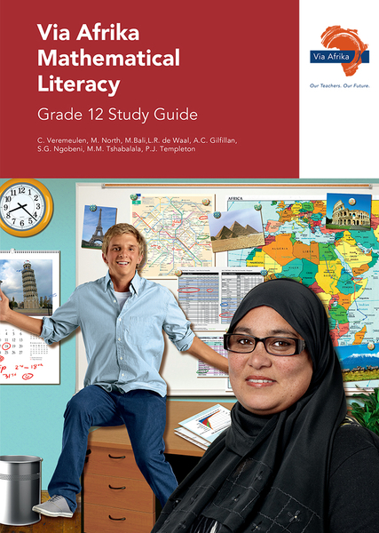 eBook (ePDF): Via Afrika Mathematical Literacy Grade 12 Study Guide