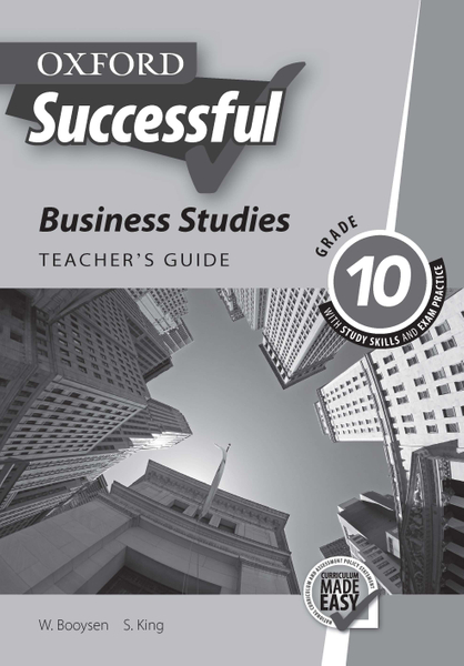 Oxford Successful Business Studies Grade 10 Teacher's Guide