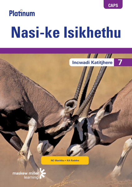 Platinum Nasi-ke Isikhethu (IsiNdebele HL) Grade 7 Teacher's Guide ePDF (1-year licence)
