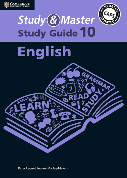 Study & Master English Grade 10 Study Guide