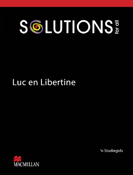 Luc En Libertine - A Study Guide