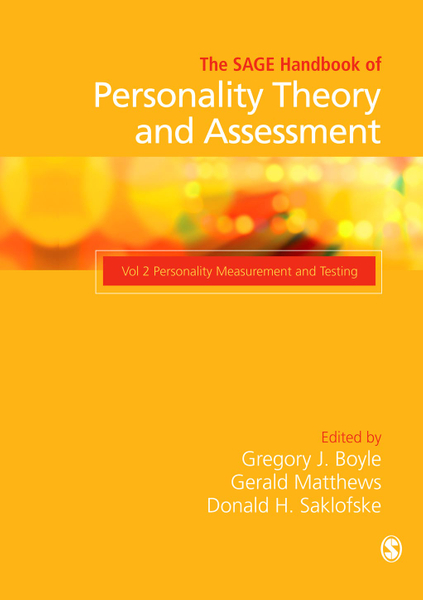 SAGE HANDBOOK OF PERSONALITY THEORY AND ASSESSMENT