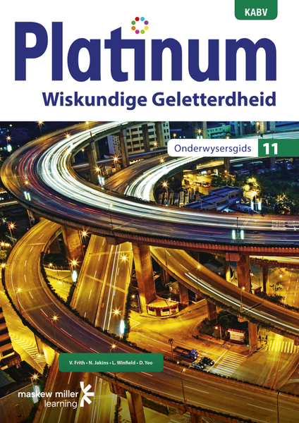 Platinum Wiskundige Geletterdheid Graad 11 Onderwysersgids ePDF (1-year licence)