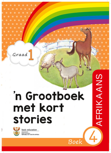 n Grootboek met kort stories Boek 4  (Graad 1)