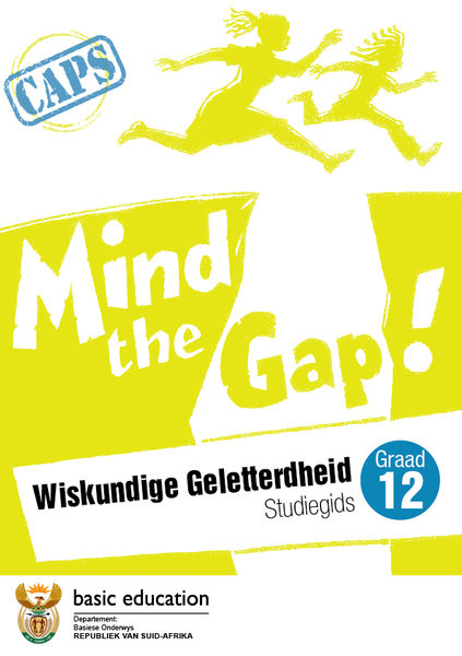 Mind the Gap-studiegids vir Wiskundige geletterdheid  Graad 12