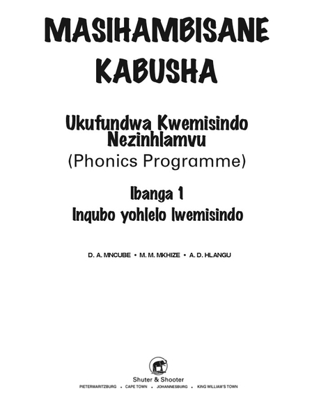 EPUB MASIHAMBISANE KABUSHA (PHONIC PROG) GRADE 1 PROG. GUIDE