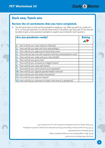 Study and Master FET Phase Worksheet 14