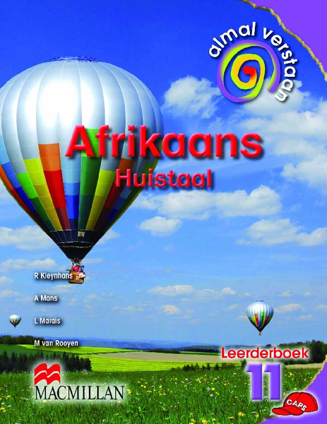 Almal Verstaan Afrikaans Ht Graad 11 Leerderboek