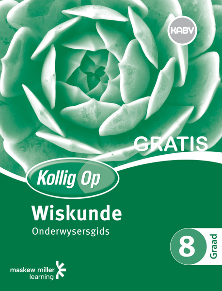 Kollig Op Wiskunde Graad 8 Onderwysersgids ePDF (1-year licence)