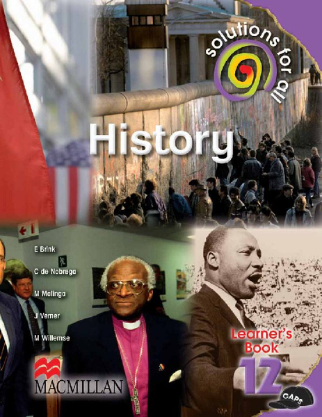 Solutions For All History Grade 12 Learner's Book