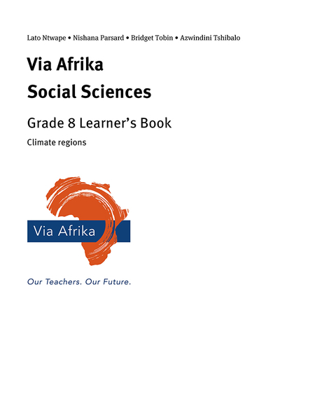 eBook Single topic ePub for Tablets: Via Afrika Social Sciences Grade 8: Climate regions