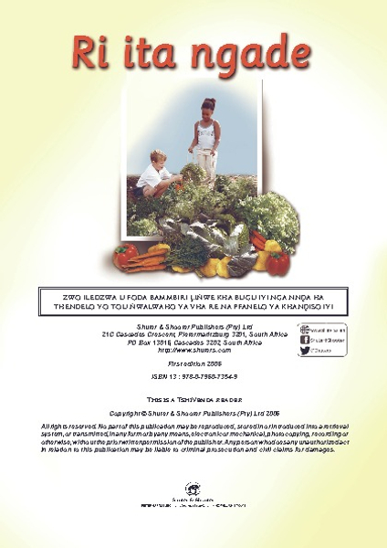 E WE MAKE A GARDEN: (VENDA) RI ITA NGADE