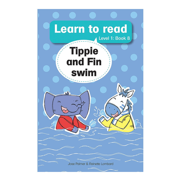Learn to read (Level 1 Book 8): Tippie and Fin swim