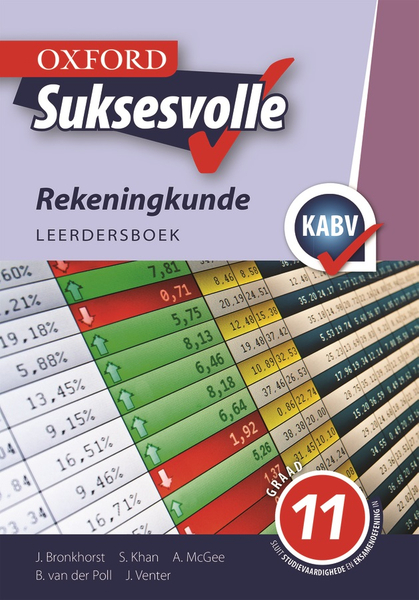 Oxford Suksesvolle Rekeningkunde Graad 11 Leerdersboek
