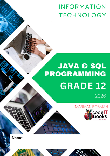Information Technology Java SQL Grade 12 (IEB) (3-year licence)