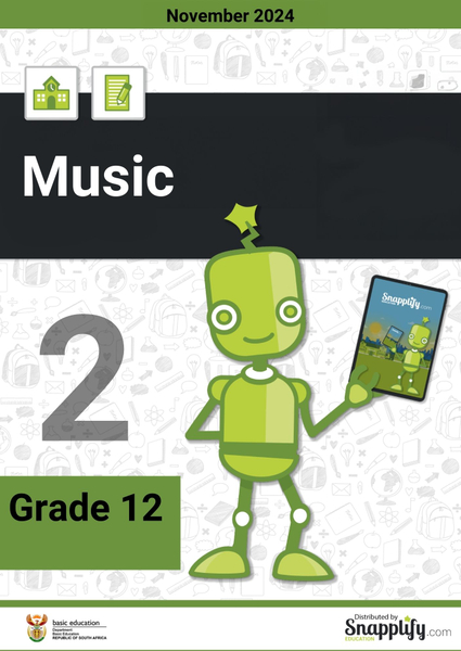 Music Paper 2 Grade 12 November 2024