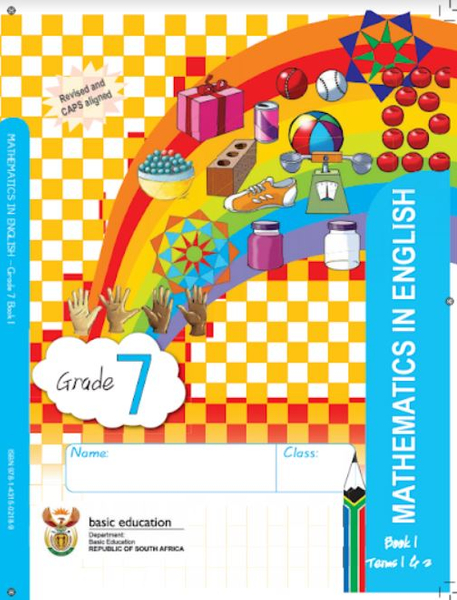 Grade 7 Mathematics - English (Book 1)