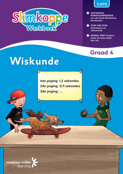 Slimkoppe Wiskunde Graad 4 Werkboek Interactive ePUB (perpetual licence)