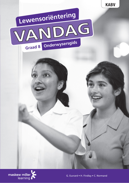 Lewensoriëntering Vandag Graad 8 Onderwysersgids ePDF (1-year licence)