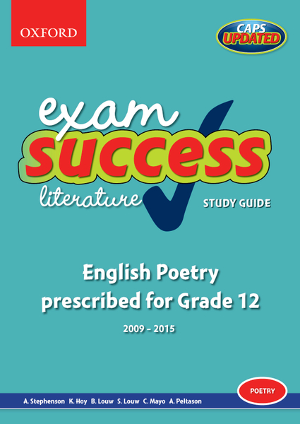 Exam Success Short Story Study Guide and Answers: English Poetry prescribed for Grade 12