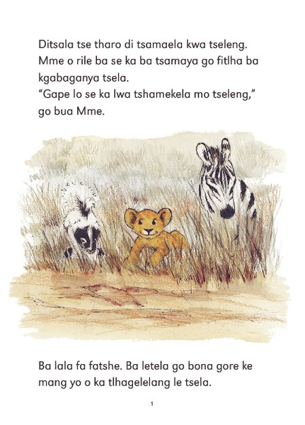 E CUB READING SCHEME (SETSWANA) LEVEL 4 BK 3: KOTSI E KGOLO