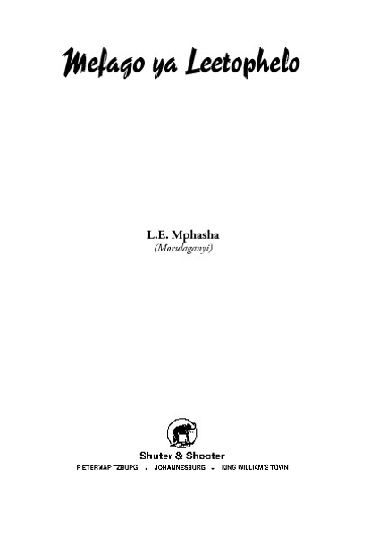 E MEFAGO YA LEETOPHELO
