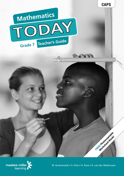 Mathematics Today Grade 7 Teacher's Guide ePDF (perpetual licence)