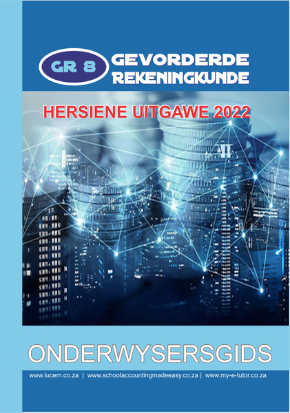 Gr 8 GevorderdeRekeningkunde Ogids