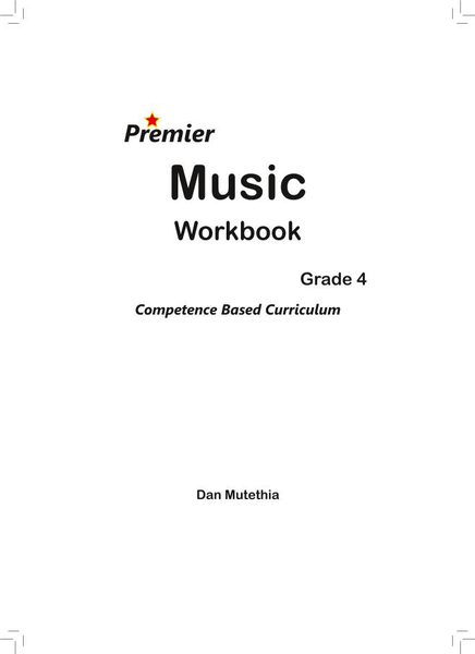 Premier Music Workbook Grade 4