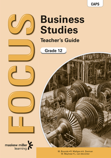 Focus Business Studies Grade 12 Teacher's Guide ePDF (perpetual licence)