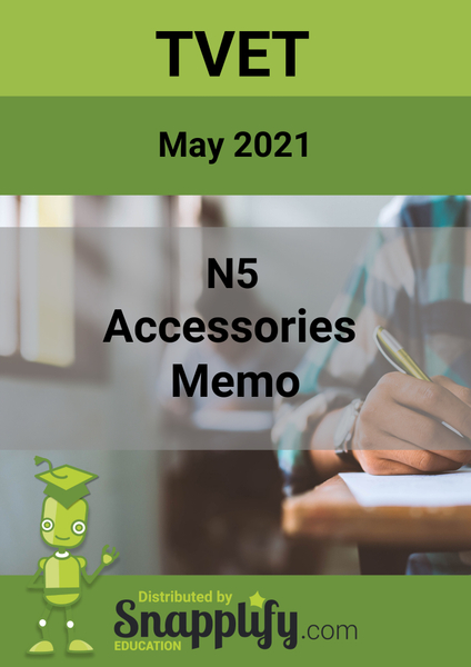 Accessories N5 Memo May 2021