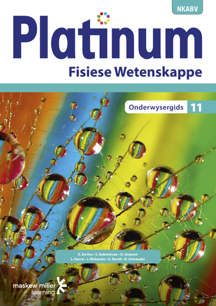 Platinum Fisiese Wetenskappe Graad 11 Onderwysersgids ePDF (perpetual licence)