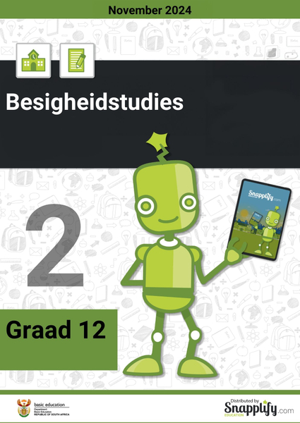 Besigheidstudies V2 Graad 12 November 2024 Nasienriglyn