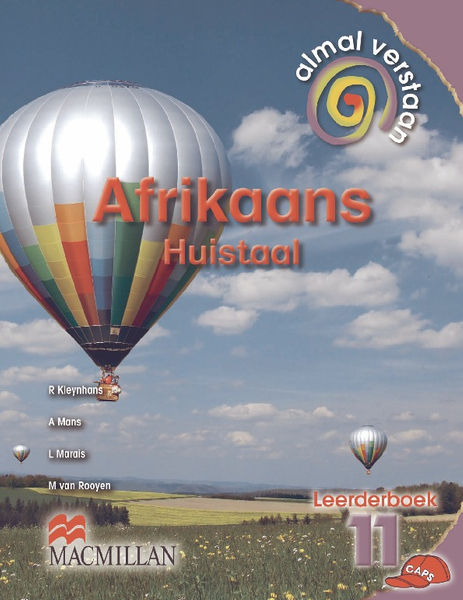 Almal Verstaan Afrikaans Huistaal Graad 11 Leerderboek