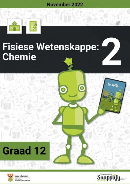 Fisiese Wetenskappe: Chemie Vraestel 2 Graad 12 November 2022