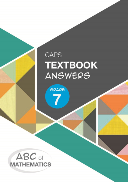ABC of Mathematics Grade 7 Textbook Answers