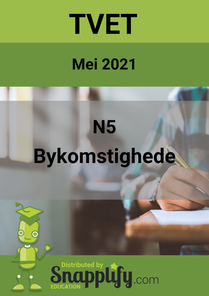 Bykomstighede N5 Vraestel Mei 2021