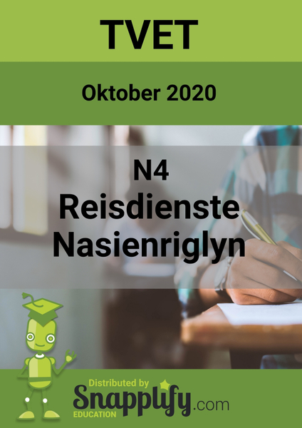 Reisdienste N4 Nasienriglyn Oktober 2020
