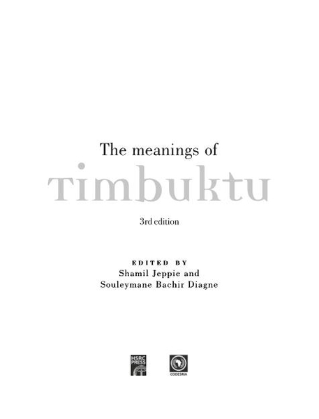 The Meanings of Timbuktu