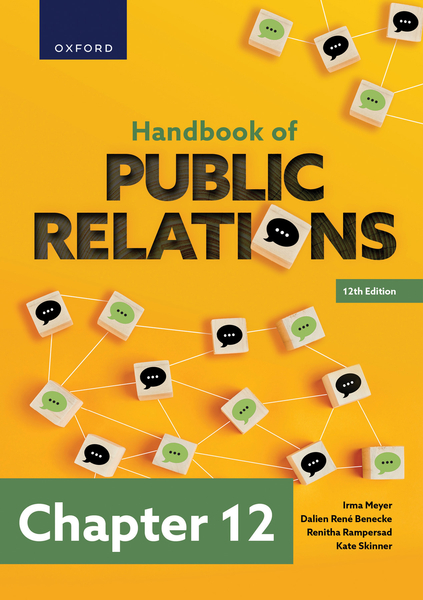 Handbook of Public Relations 12e - Chapter 12