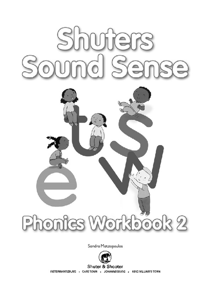 E SHUTERS SOUND SENSE: (ENGLISH) PHONICS WORKBOOK 2