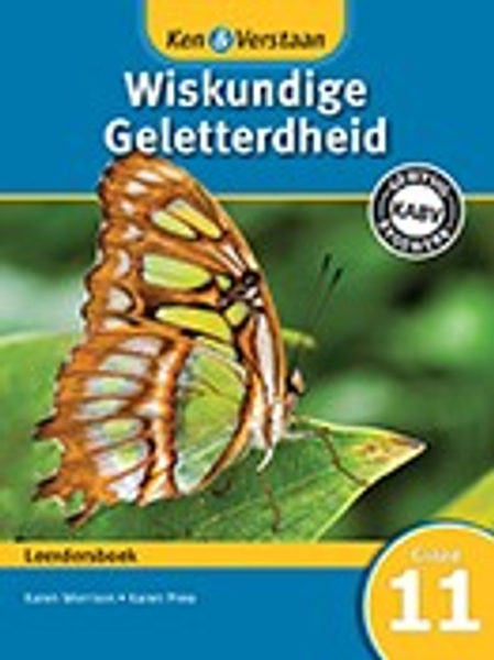 Ken & Verstaan Wiskundige Geletterdheid Graad 11 Leerdersboek (1 year) Digital Edition