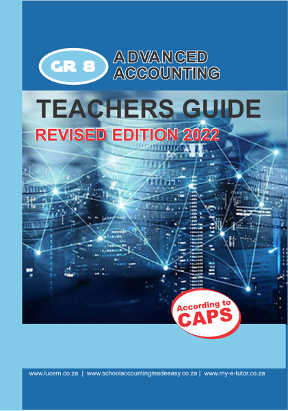 Gr 8 Advanced Accounting Teachers Guide