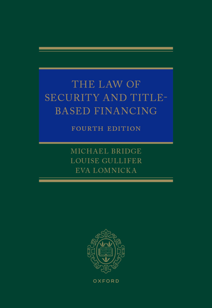 The Law of Security and Title-Based Financing