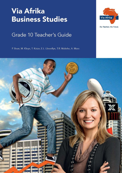 eBook (ePDF): Via Afrika Business Studies Grade 10 Teacher's Guide