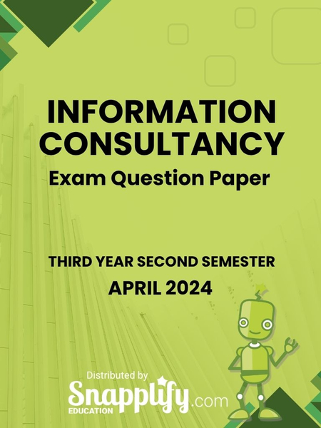 Information Consultancy Third Year April 2024