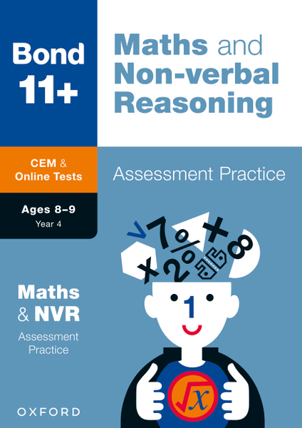 Bond 11+: Bond 11+ CEM Maths & Non-verbal Reasoning Assessment Practice, Age 8-9 Years