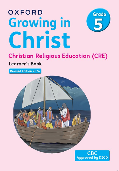 Growing in Christ CRE Learner's Book Grade 5 2024 Edition