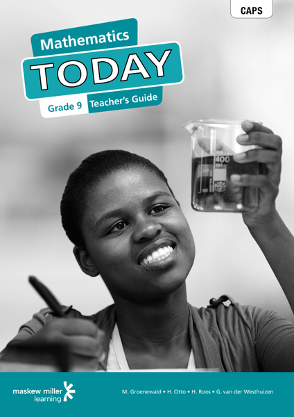 Mathematics Today Grade 9 Teacher's Guide ePDF (1-year licence)